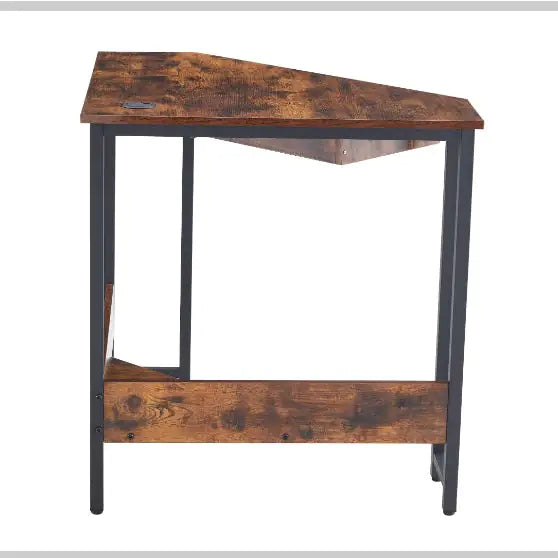 CornerCraft Desk with Keyboard Tray and Shelf Storage